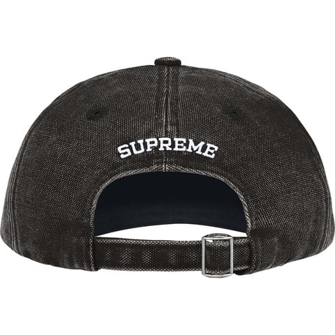 Pigment Coated Canvas S Logo 6-Panel - SupremeCommunity