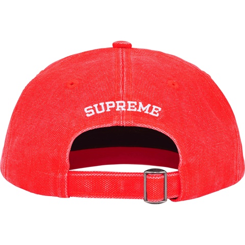 Pigment Coated Canvas S Logo 6-Panel - SupremeCommunity