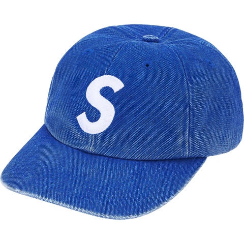 Pigment Coated Canvas S Logo 6-Panel - SupremeCommunity