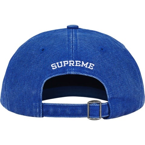 Pigment Coated Canvas S Logo 6-Panel - SupremeCommunity