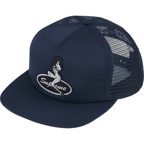 Supreme - Pin Up Mesh Back 5-Pane／NAVY Buy Supreme Pin Up Mesh Back 5-Panel 'Navy' - FW22H131 NAVY | GOAT