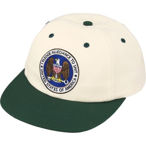 Supreme Pledge Allegiance 6-Panel - White
