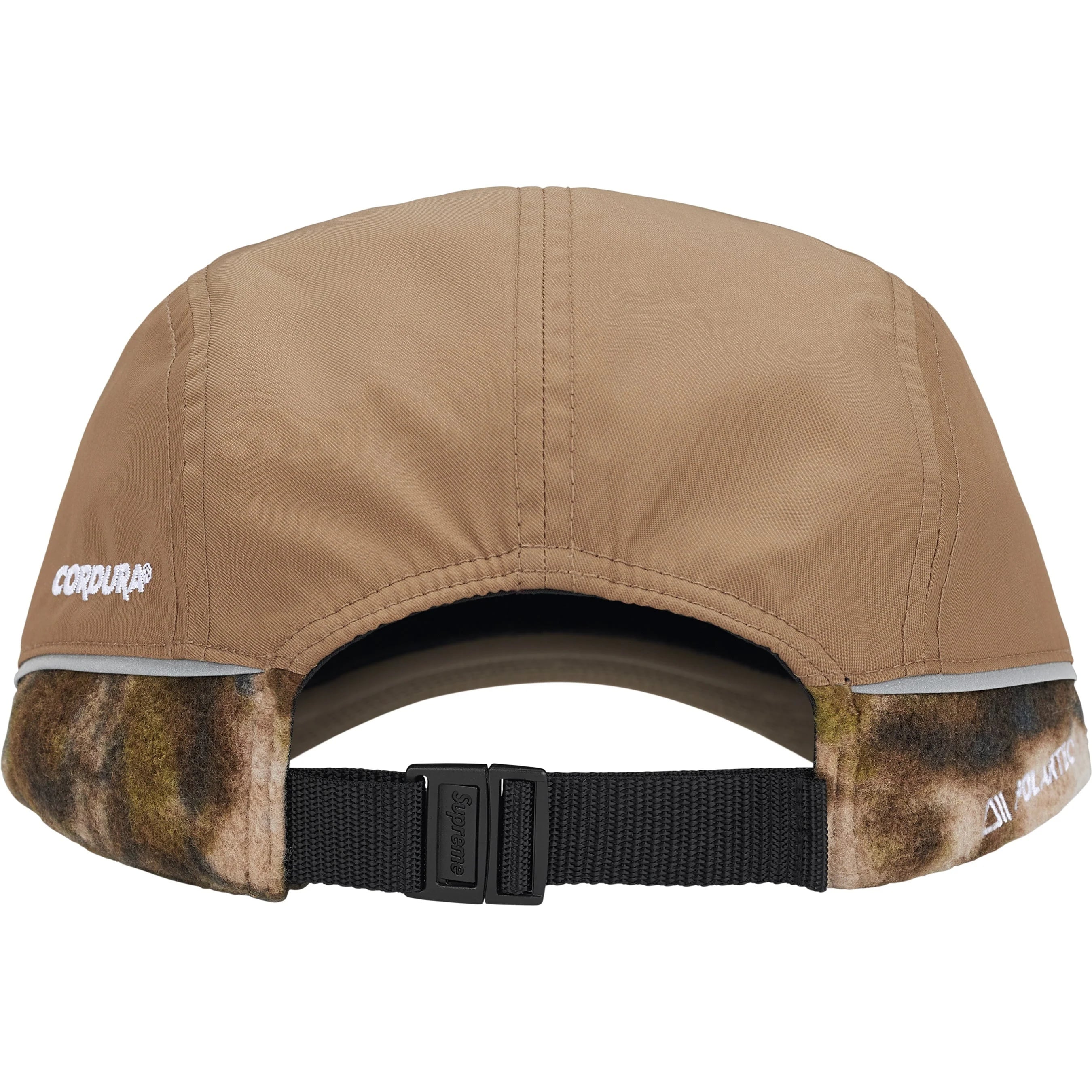 Supreme Polartec Lined Packable Earflap Camp Cap (FW25) - Khaki - $54