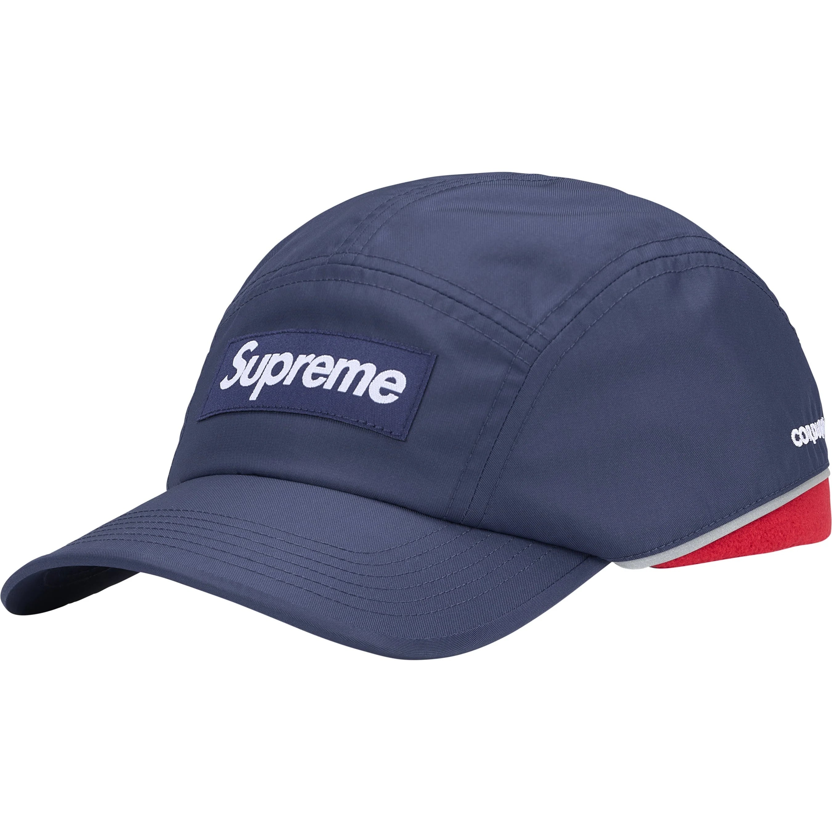 Supreme Polartec Lined Packable Earflap Camp Cap (FW25) - Navy - $54