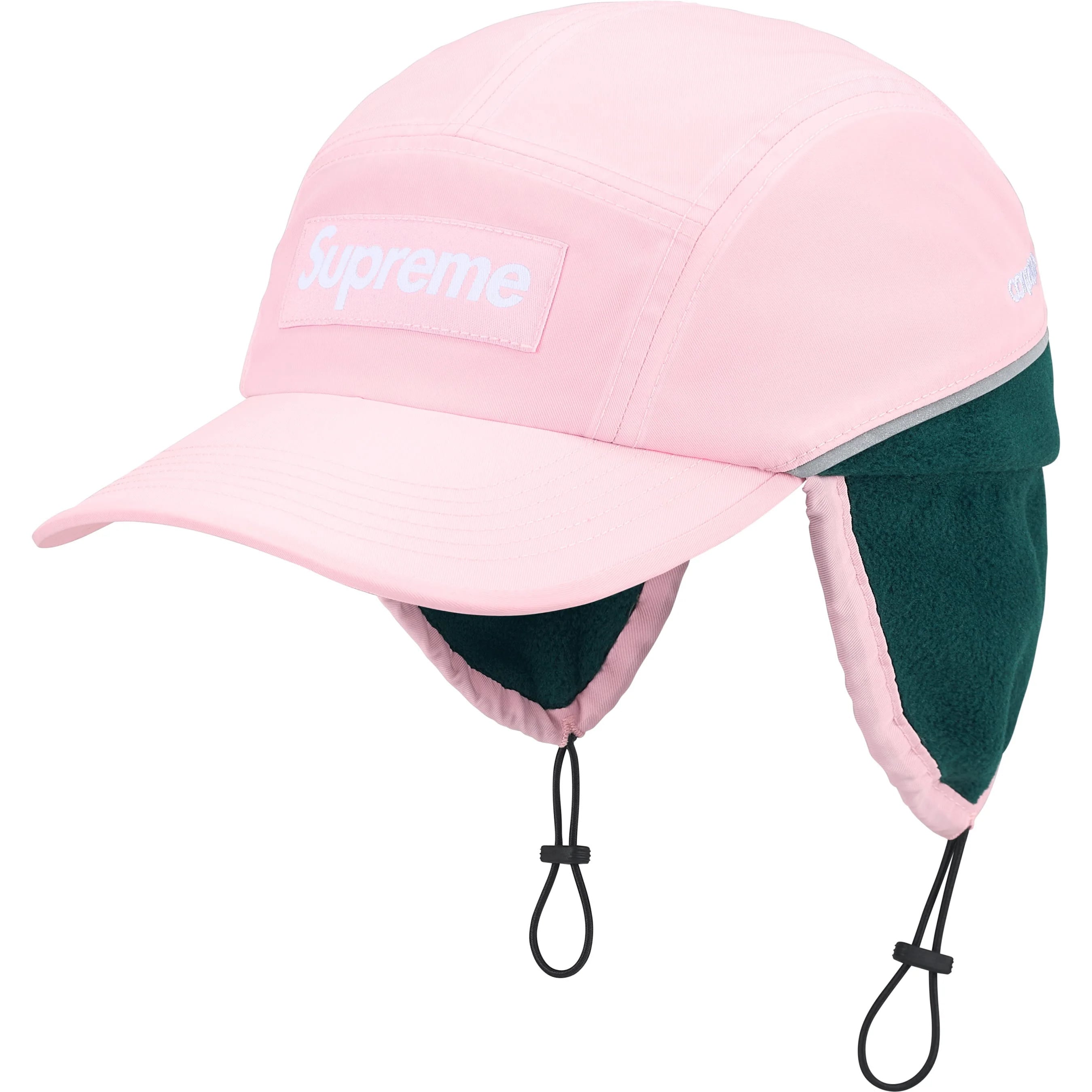 Supreme Polartec Lined Packable Earflap Camp Cap (FW25) - Pink - $54