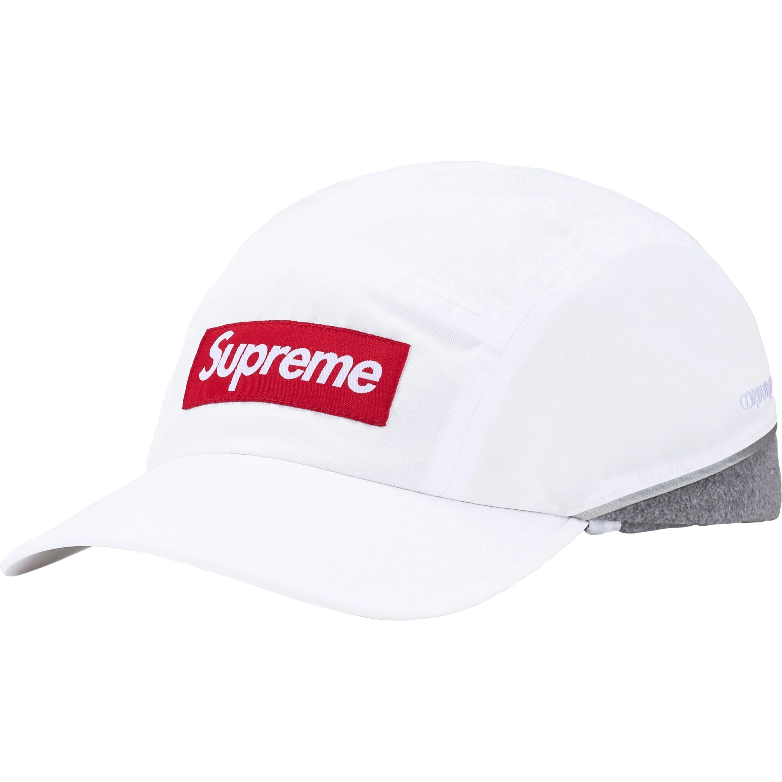 Supreme Polartec Lined Packable Earflap Camp Cap (FW25) - White - $54