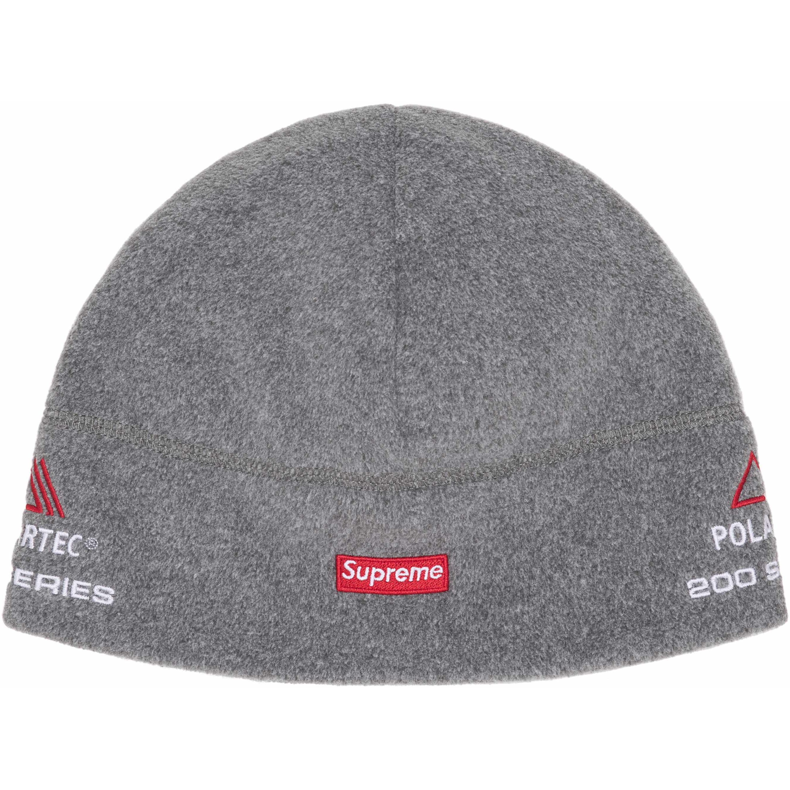 Supreme Polartec Sport Beanie (FW25) - Grey - $40