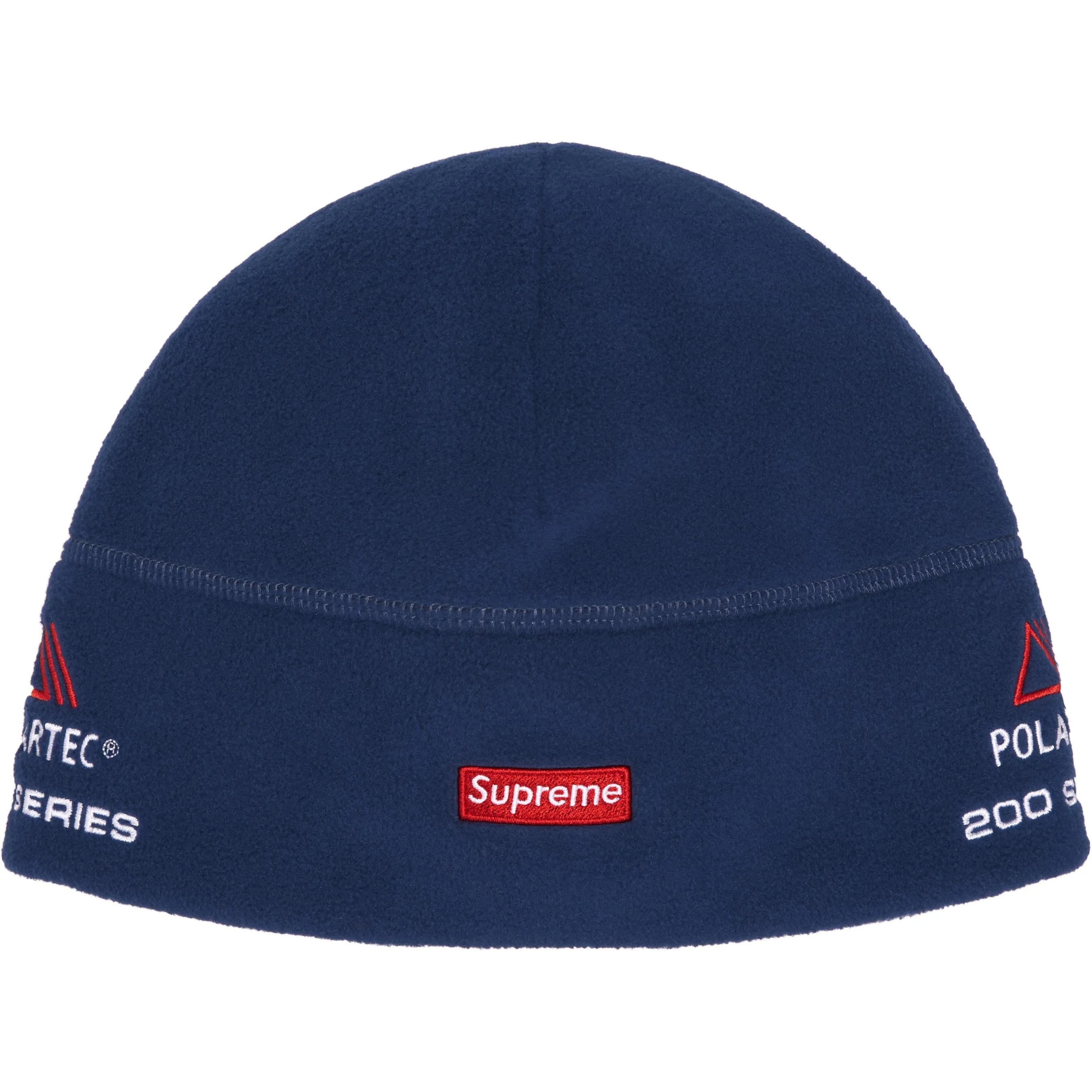 Supreme Polartec Sport Beanie (FW25) - Navy - $40