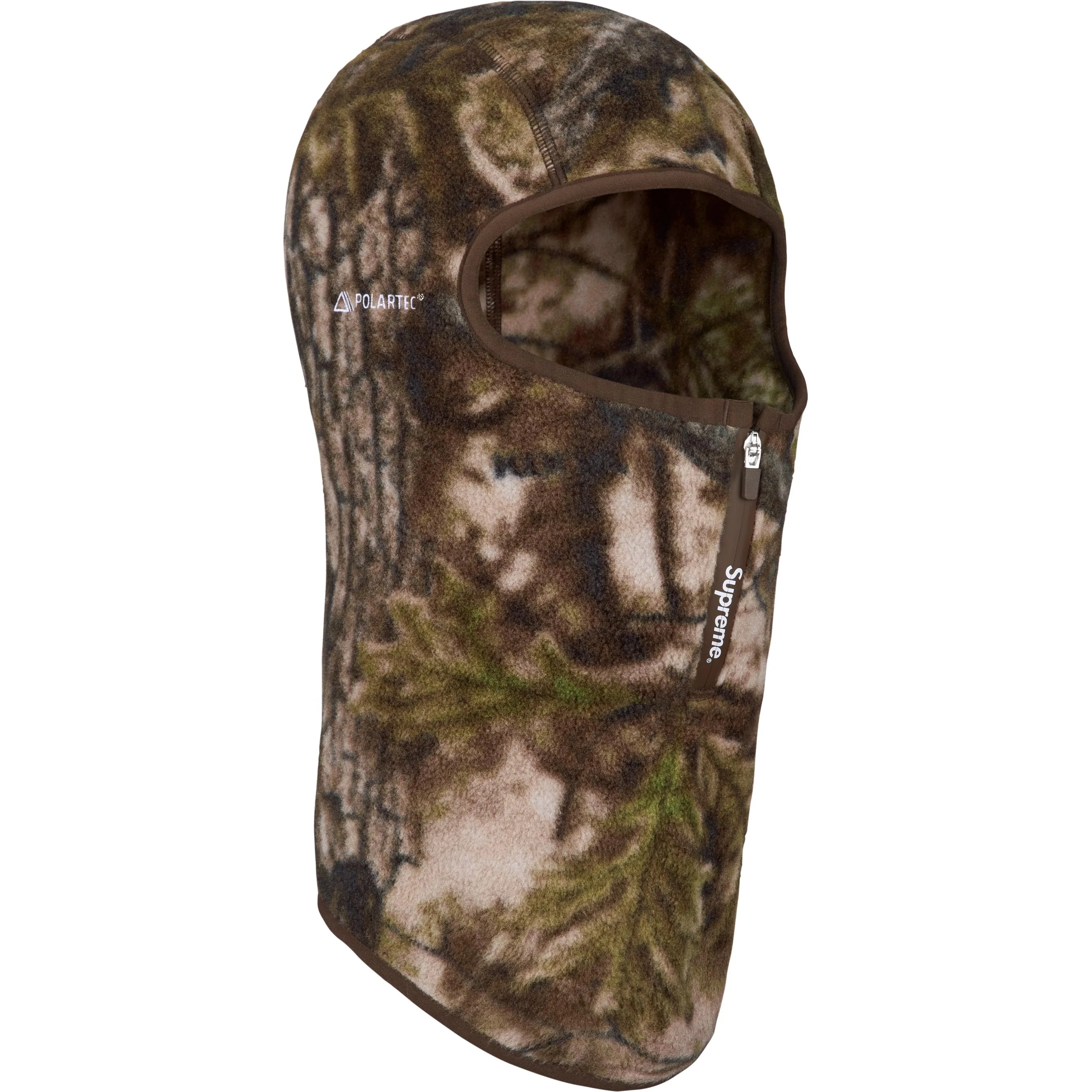 Supreme Polartec Zip Balaclava (FW25) - TrueTimber® Koda Camo - $58