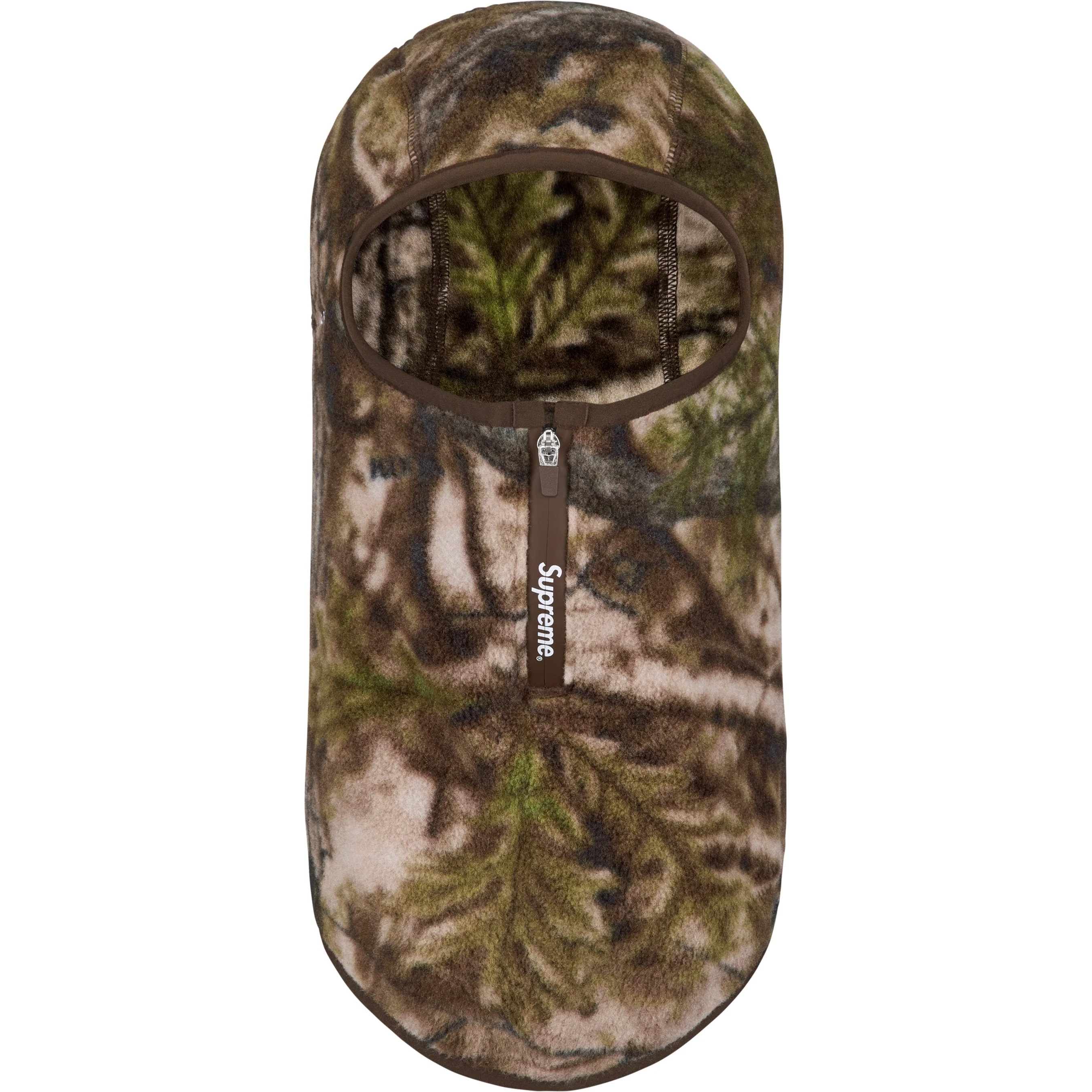 Supreme Polartec Zip Balaclava (FW25) - TrueTimber® Koda Camo - $58