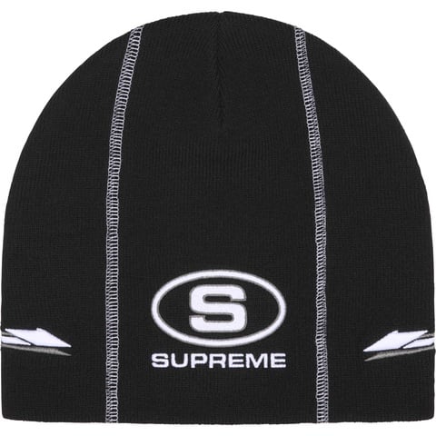 Supreme Racing Panel Beanie - Black