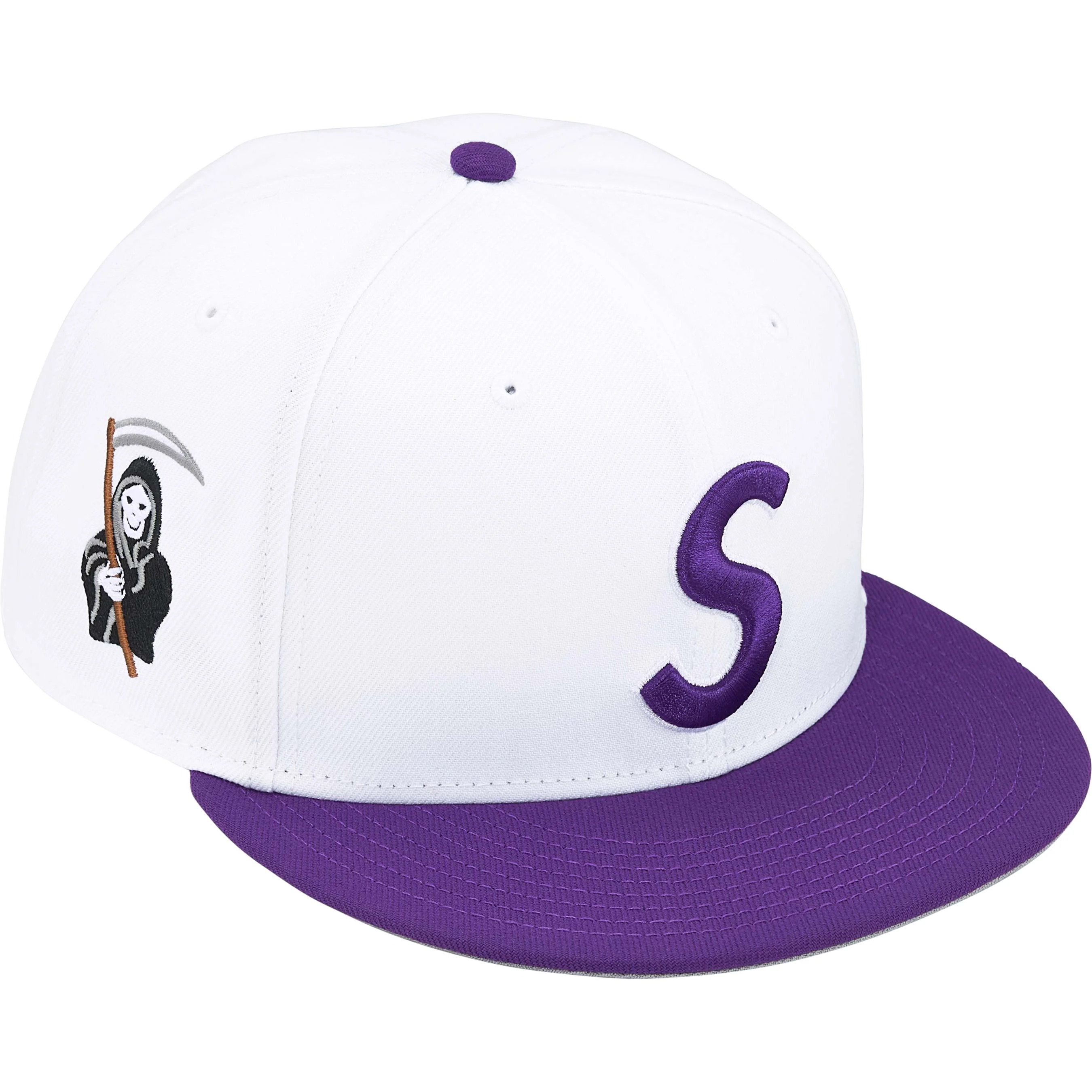Supreme Reaper S Logo New Era (FW25) - White - $54