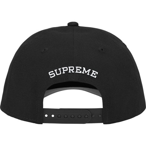 Supreme シュプリームSharp Spellout Adjustable Supreme Sharp Spellout Adjustable New Era Cap Black - FW25 - US