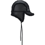 Supreme Shearling Lined Earflap Cap (FW25) - Black