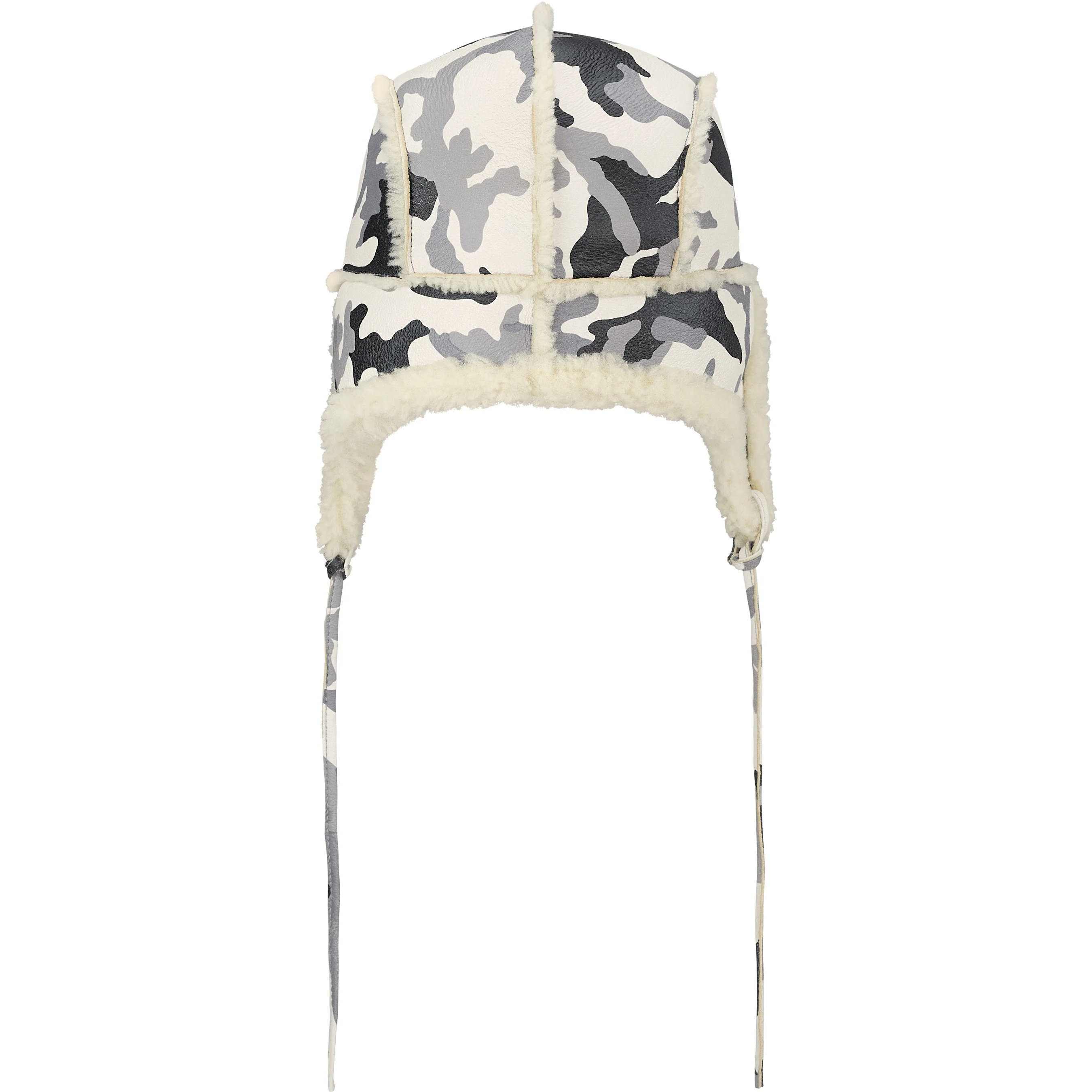 Supreme Shearling Lined Earflap Cap (FW25) - Snow Camo - $148