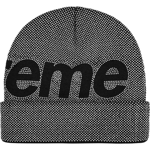 Studded Knockout Big Logo Beanie - Supreme