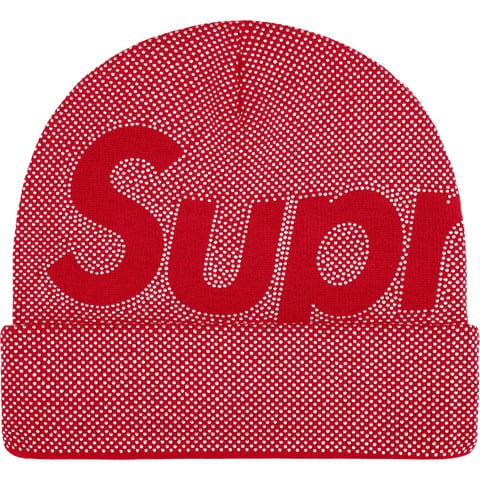 Studded Knockout Big Logo Beanie - Supreme