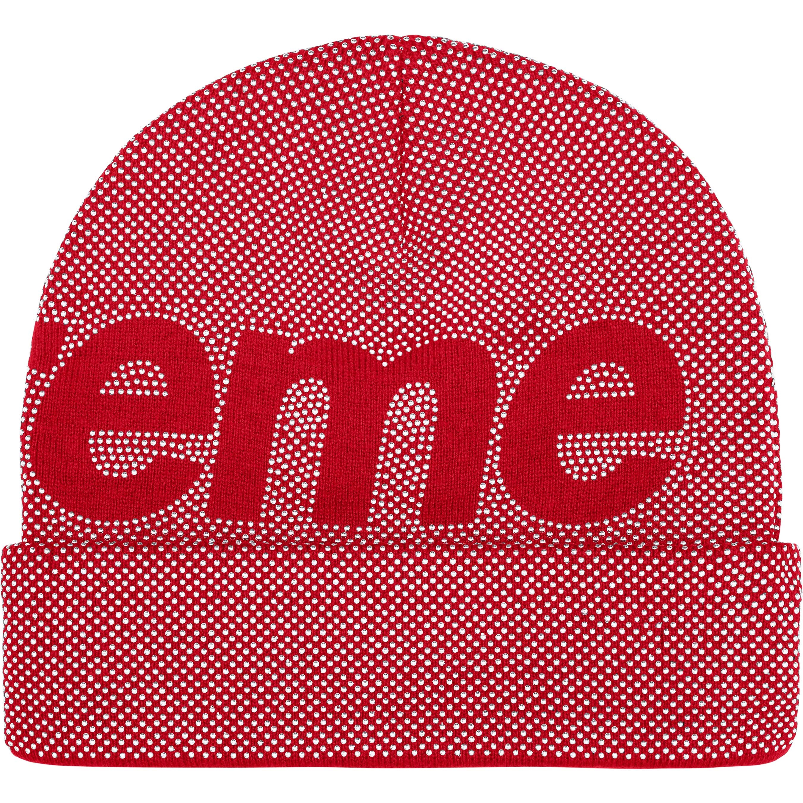 Supreme Studded Knockout Big Logo Beanie (FW25) - $48