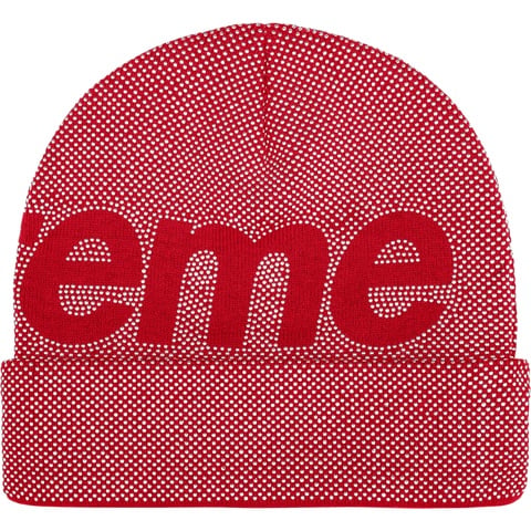 Studded Knockout Big Logo Beanie - Supreme