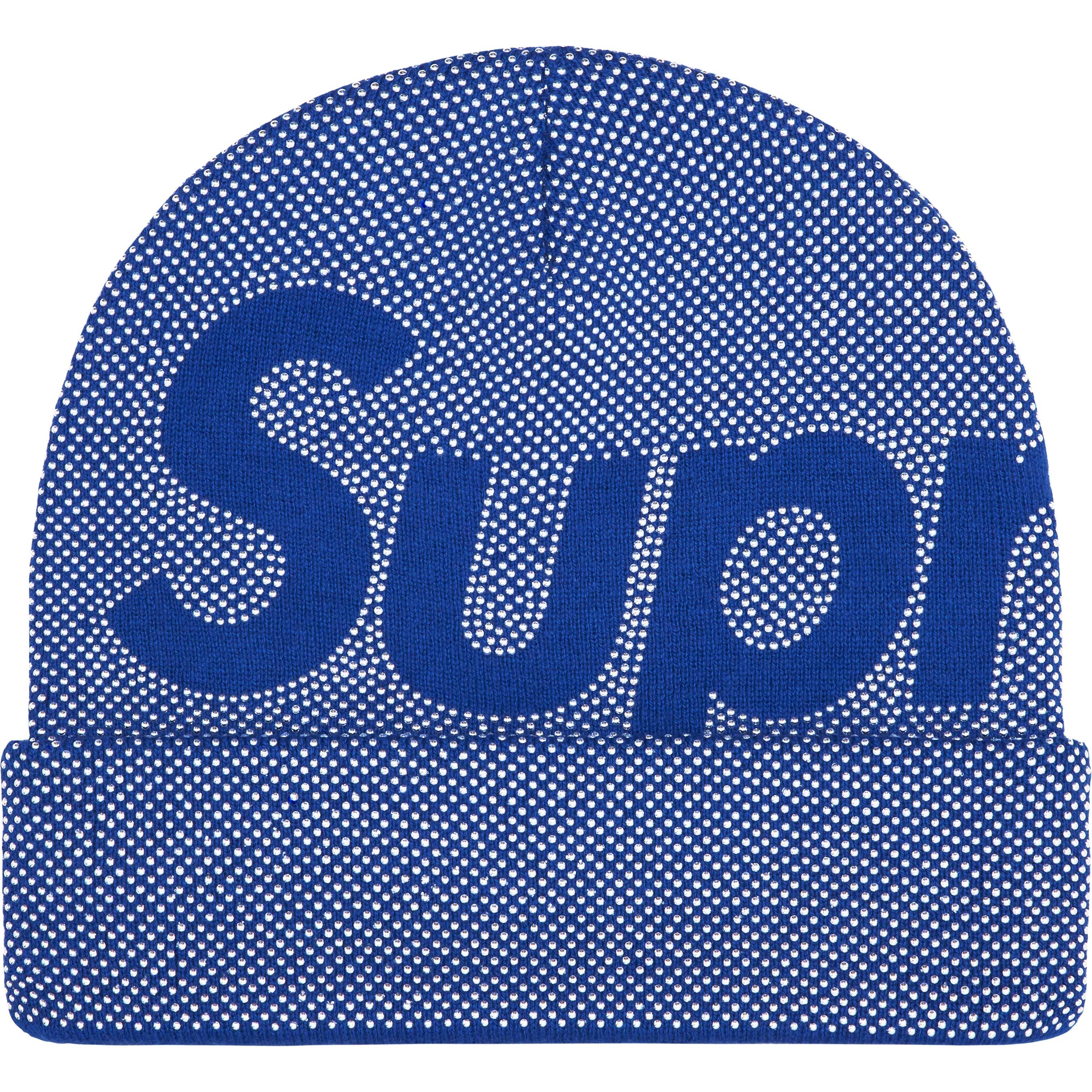 Supreme Studded Knockout Big Logo Beanie (FW25) - $48