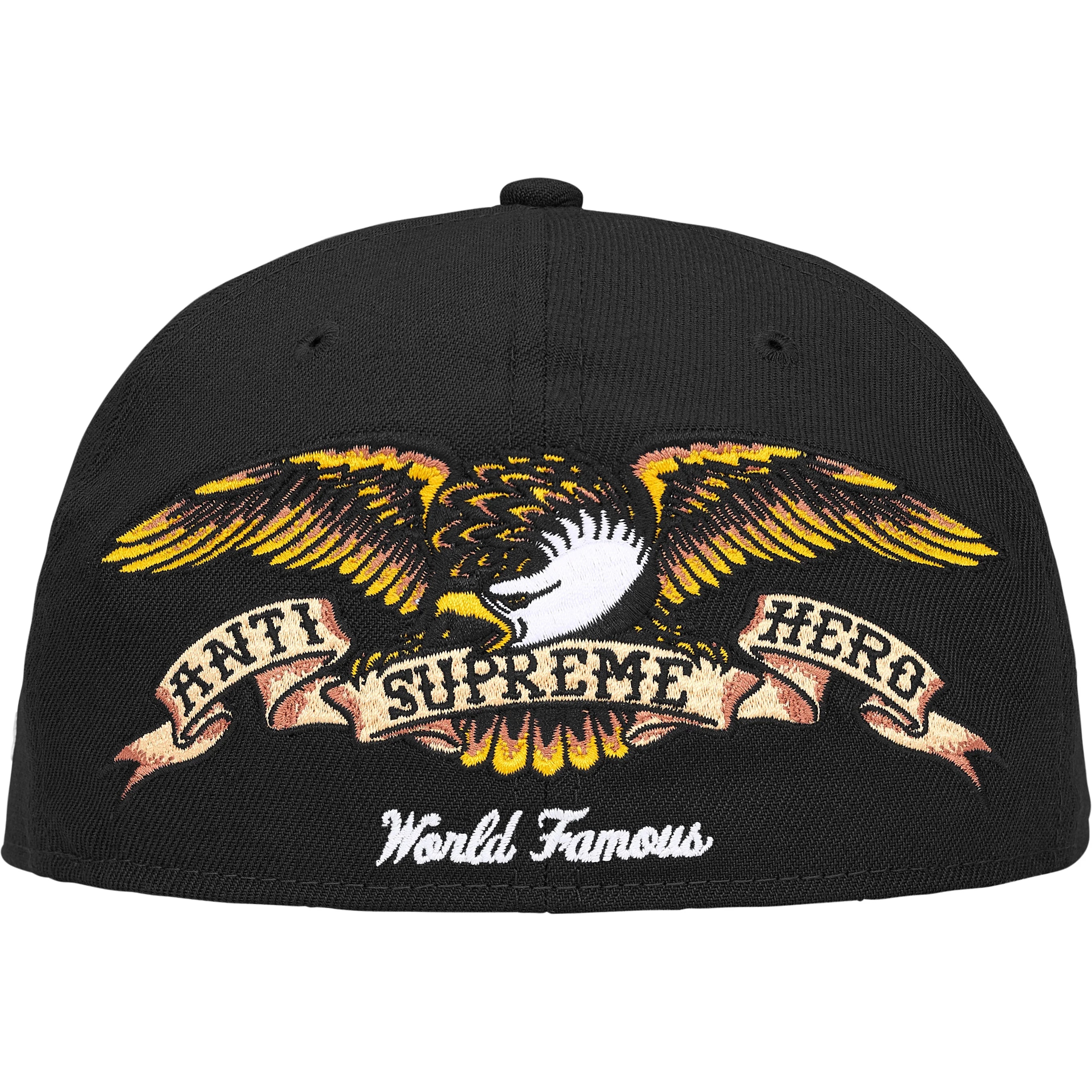 Supreme Supreme ANTIHERO New Era (FW25) - Black - $54