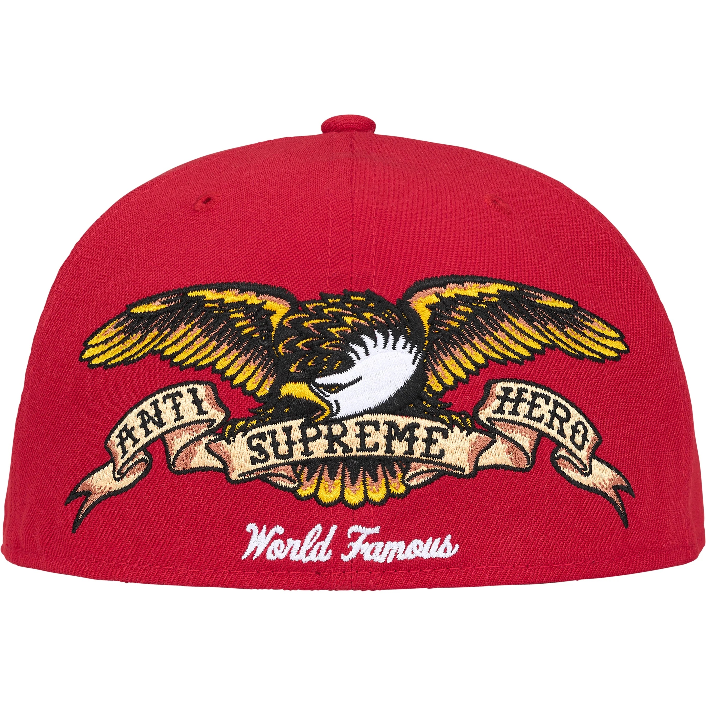 Supreme Supreme ANTIHERO New Era (FW25) - Red - $54