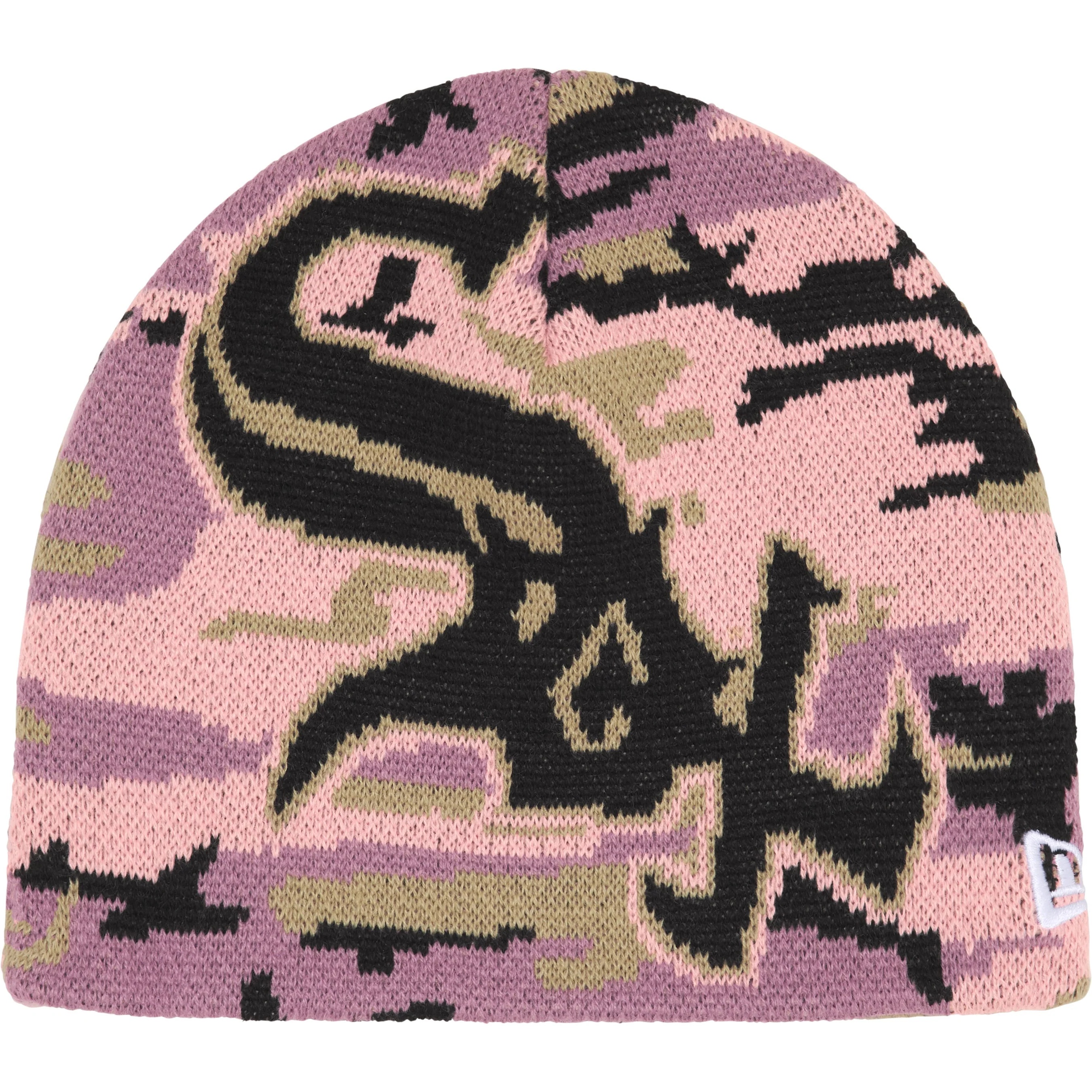 Supreme Supreme Chicago White Sox™ New Era Beanie (FW25) - Pink Camo - $58