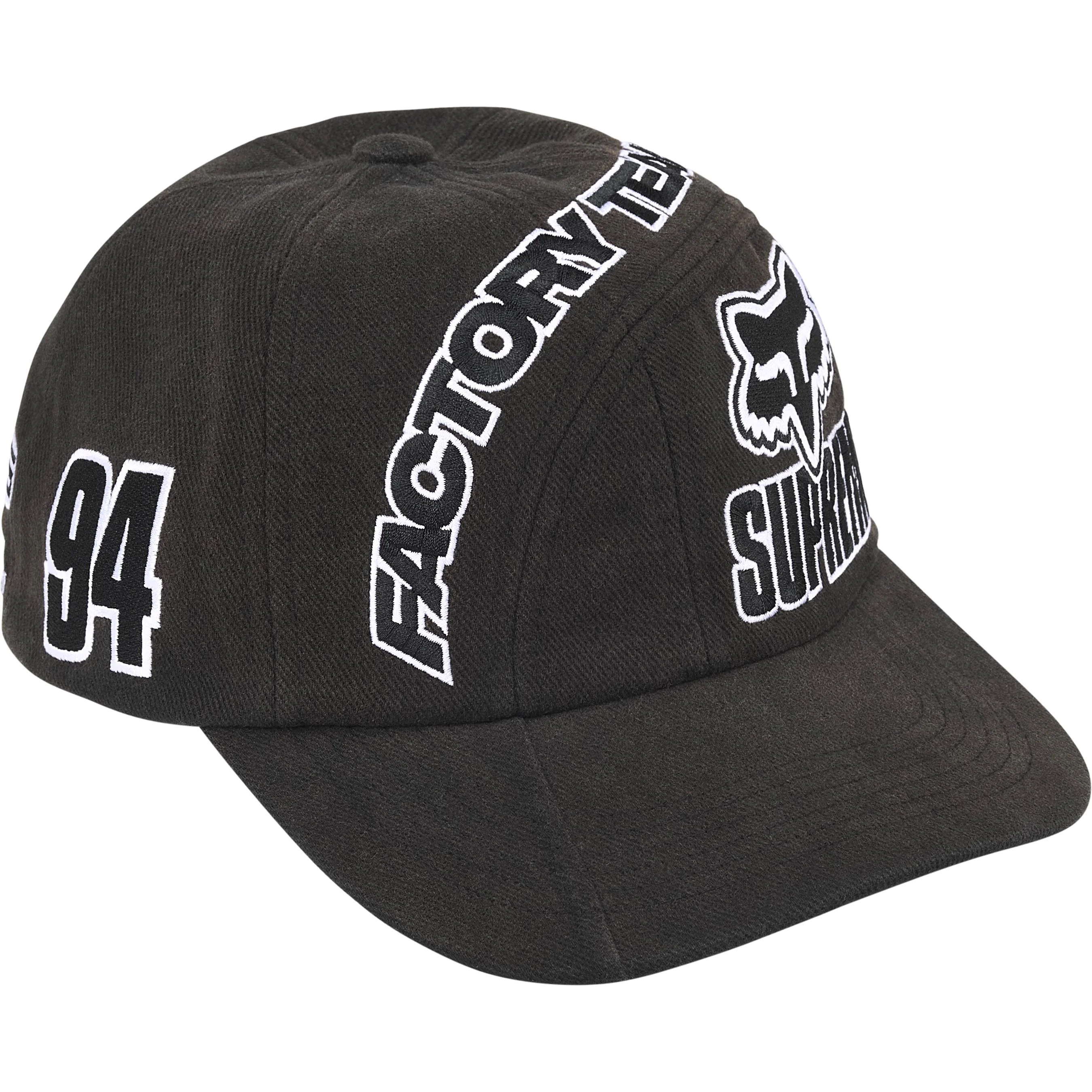 Supreme Supreme Fox Racing 6-Panel (FW25) - Black - $58