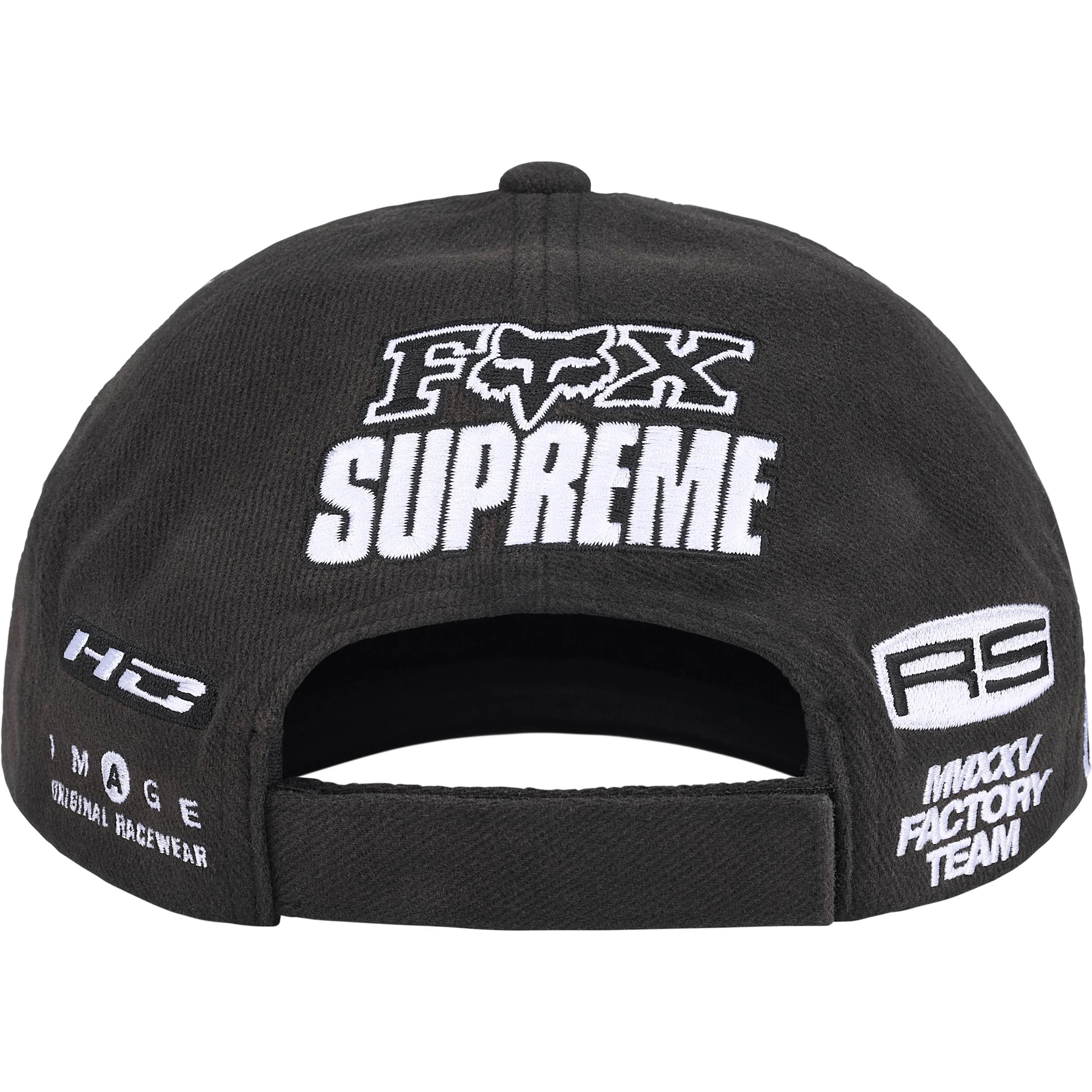 Supreme Supreme Fox Racing 6-Panel (FW25) - Black - $58