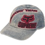 Supreme Supreme Fox Racing 6-Panel (FW25) - Denim