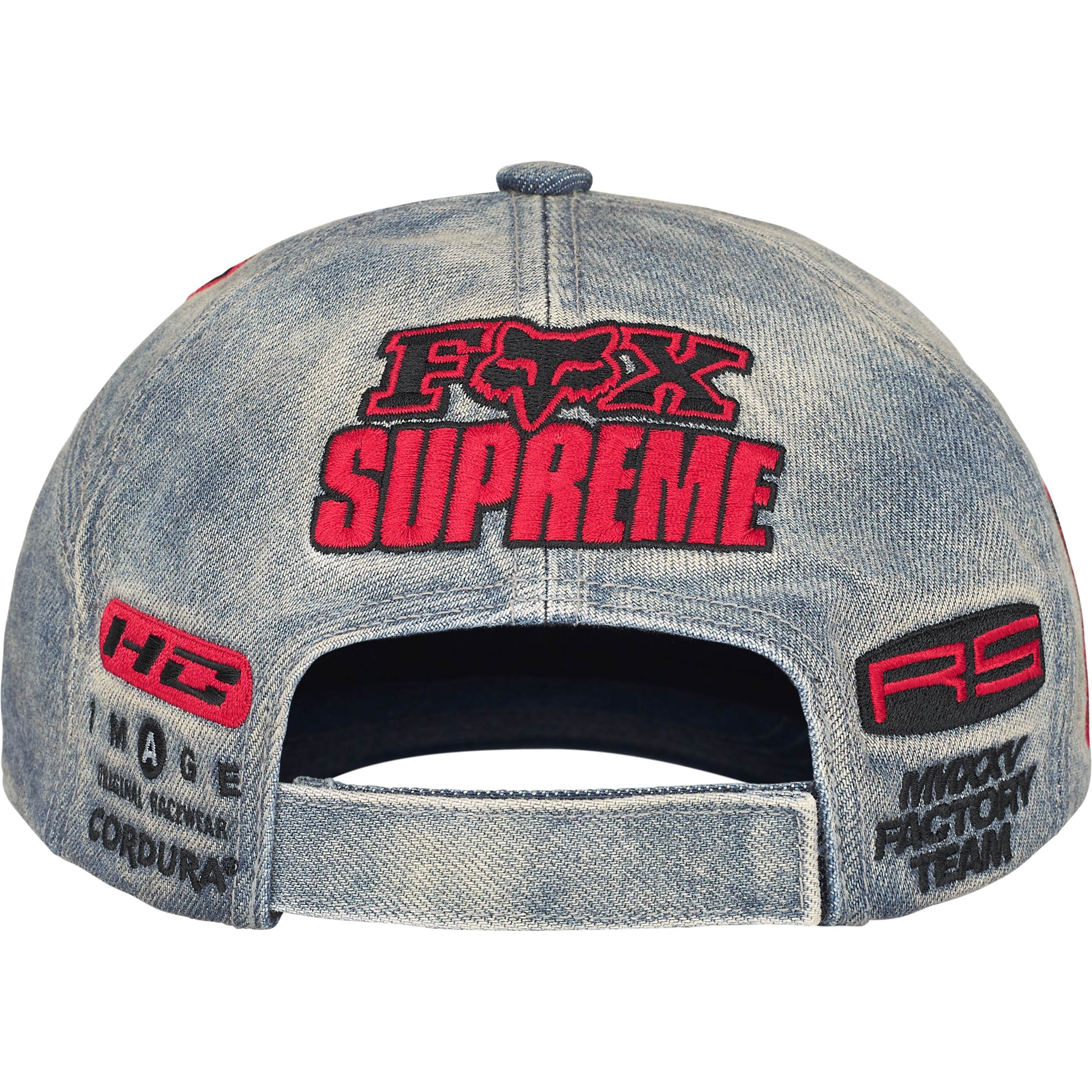 Supreme Supreme Fox Racing 6-Panel (FW25) - Denim - $58