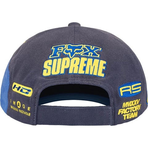 SUPREME Racing 6-Panel Cap ネイビー Racing Team 6-Panel - spring/summer 2025 - Supreme