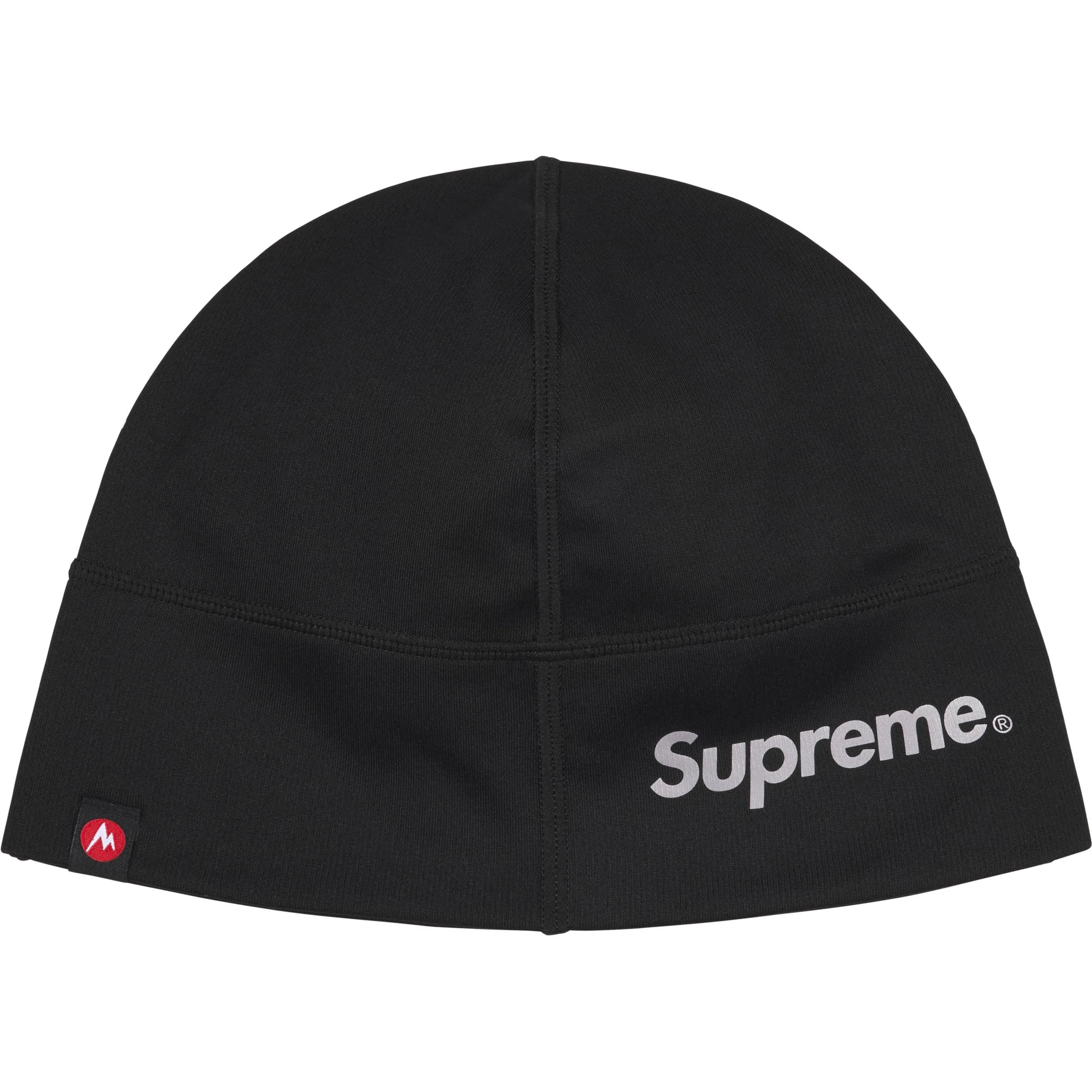 Supreme Supreme Marmot Base Layer Beanie (FW25) - Black - $48