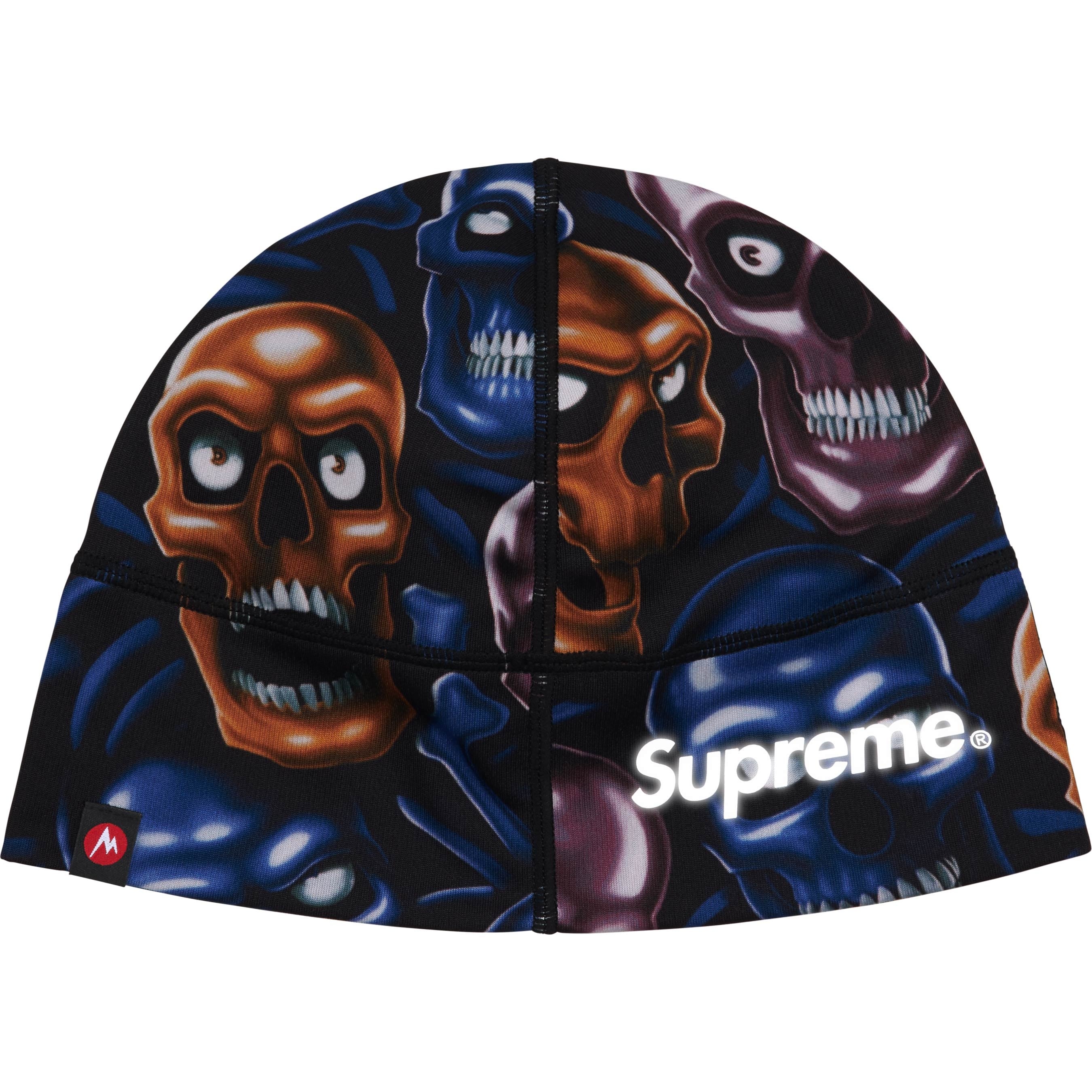 Supreme Supreme Marmot Base Layer Beanie (FW25) - Skull Pile - $48