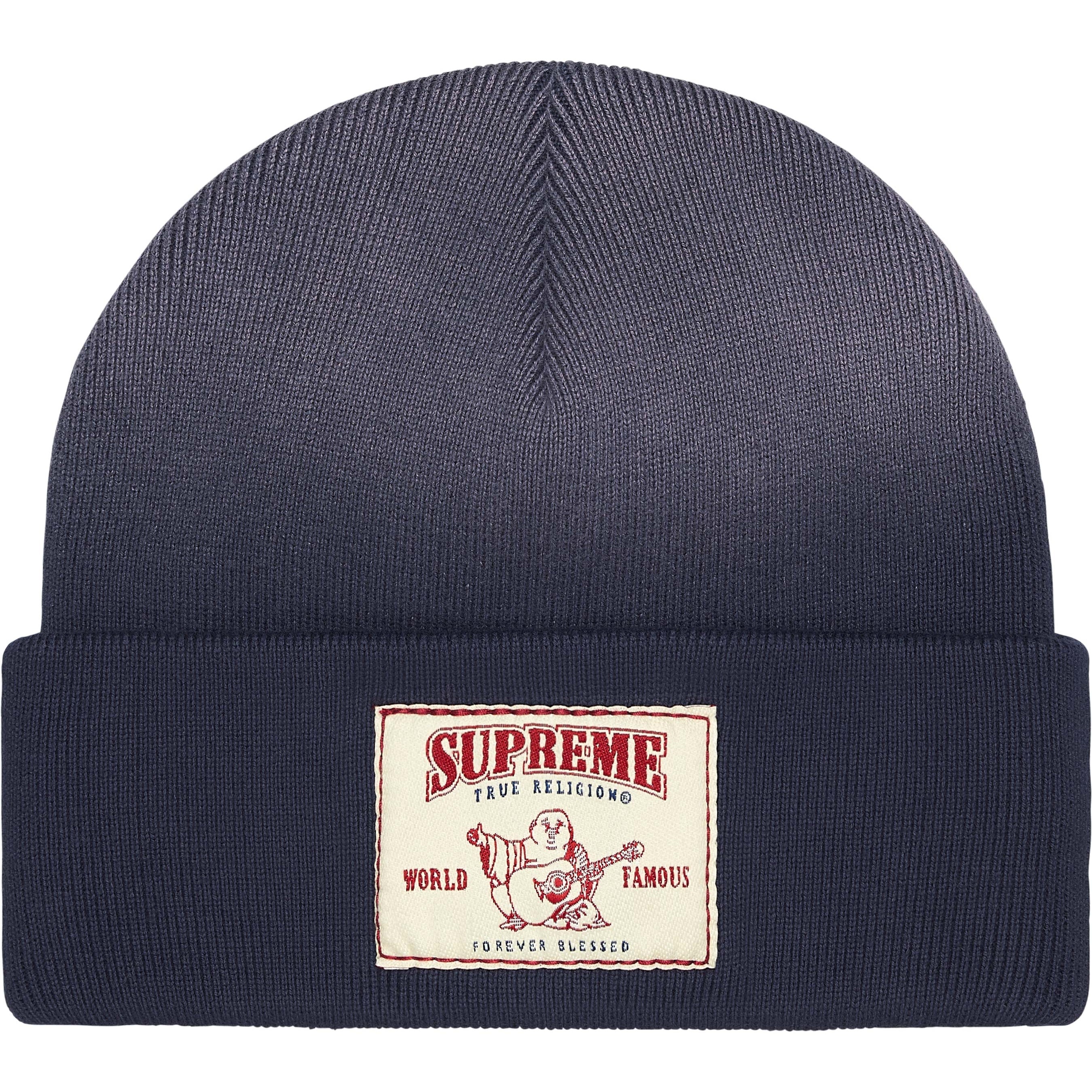 Supreme Supreme True Religion Beanie (FW25) - Navy - $60