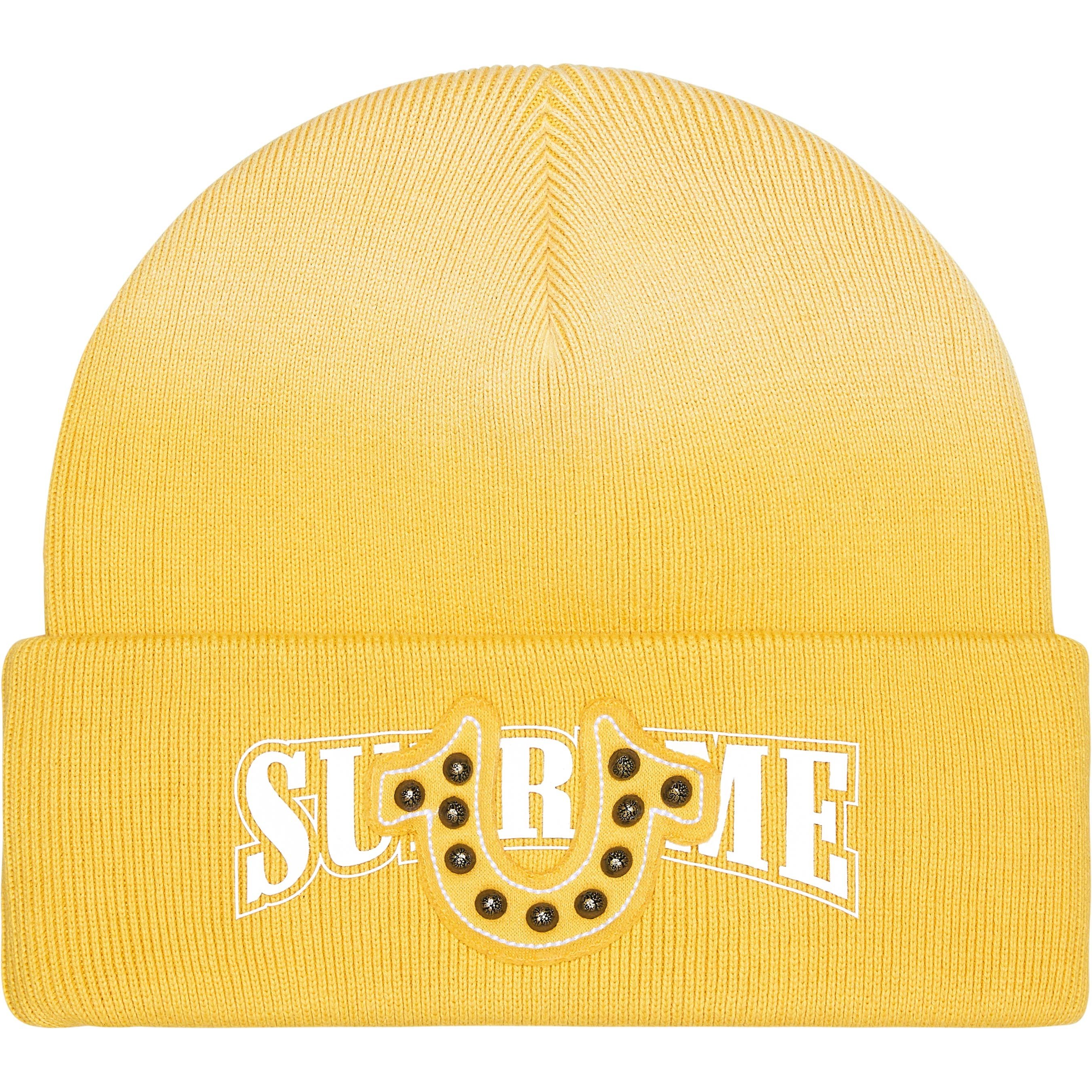 Supreme Supreme True Religion Beanie (FW25) - Yellow - $60
