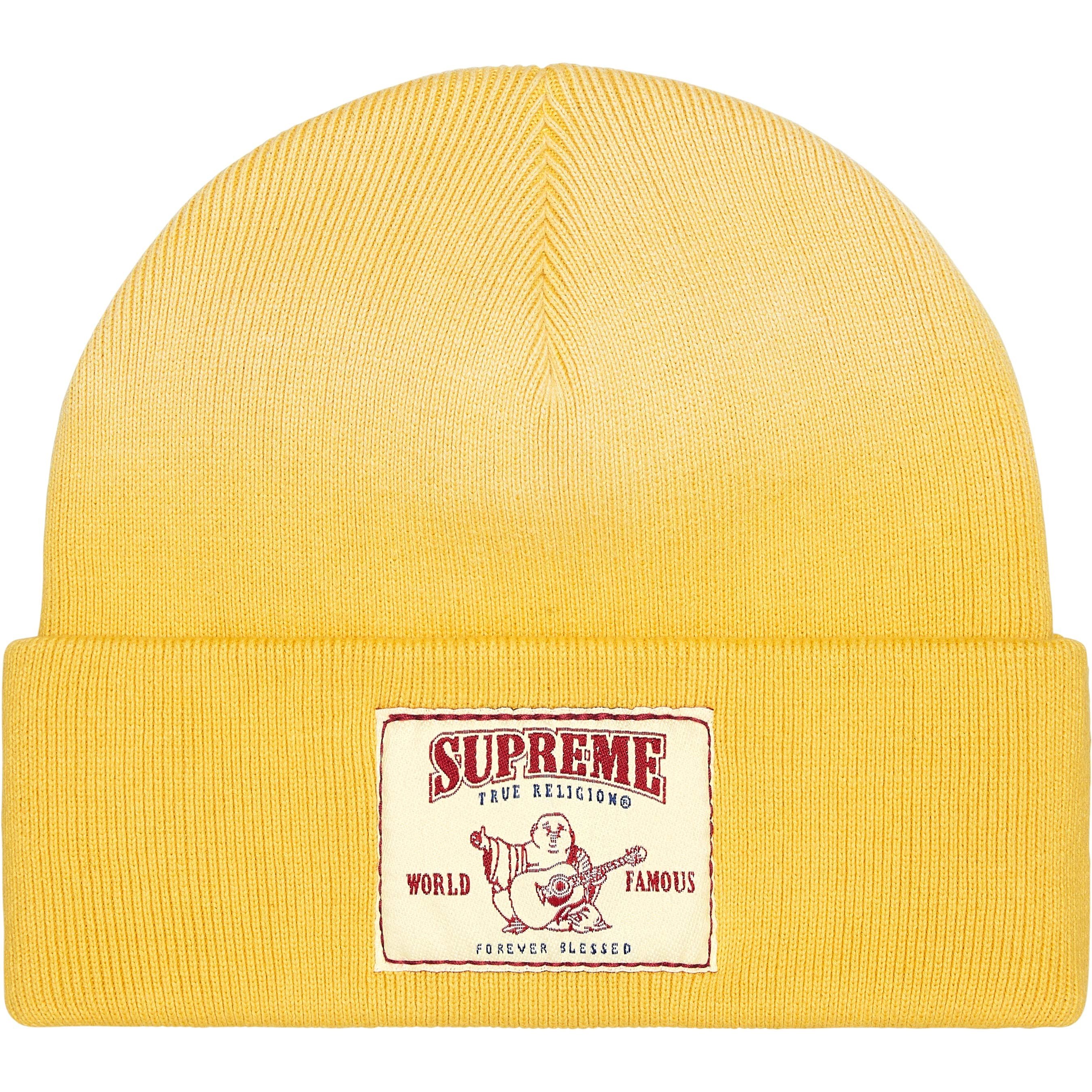 Supreme Supreme True Religion Beanie (FW25) - Yellow - $60