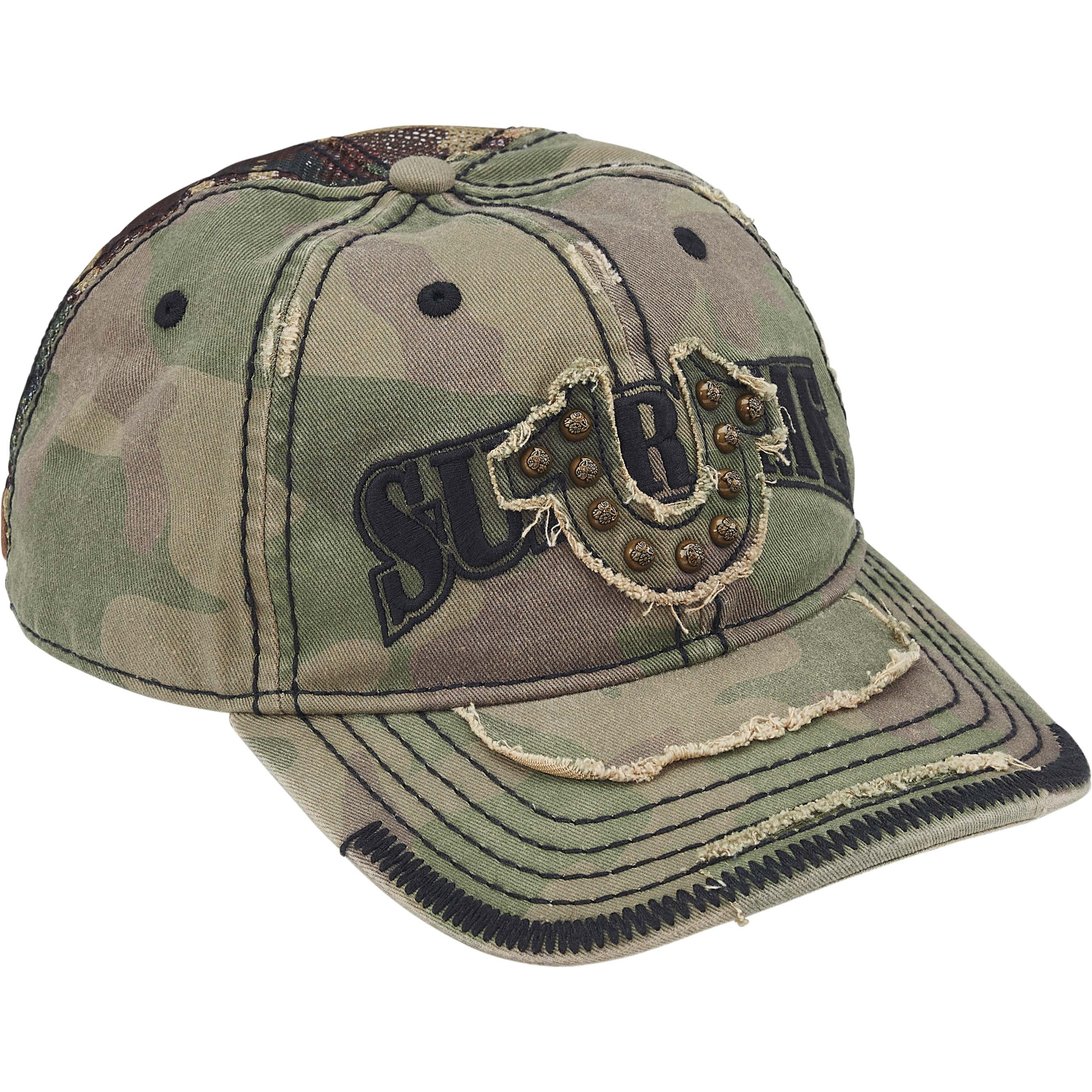 Supreme Supreme True Religion Mesh Back 6-Panel (FW25) - Olive Camo - $78