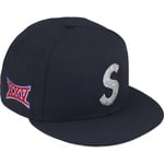 Supreme Swarovski S Logo New Era (FW25) - Navy
