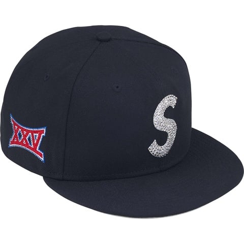 帽子 7 3/8 Supreme Swarovski S Logo New Era Supreme Swarovski S Logo New Era 59Fifty Fitted Hat Red - FW25 - US