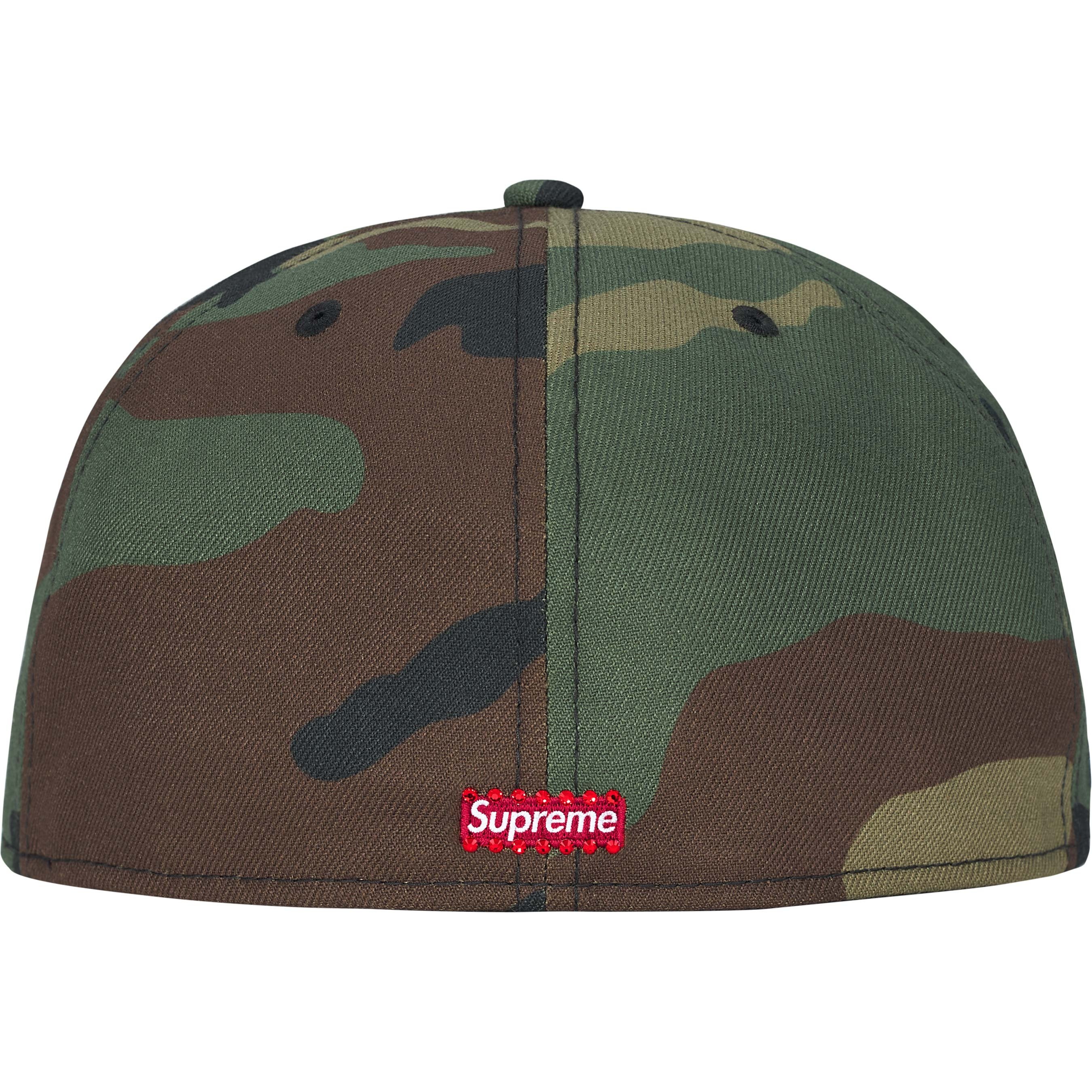 Supreme Swarovski S Logo New Era (FW25) - Woodland Camo - $198