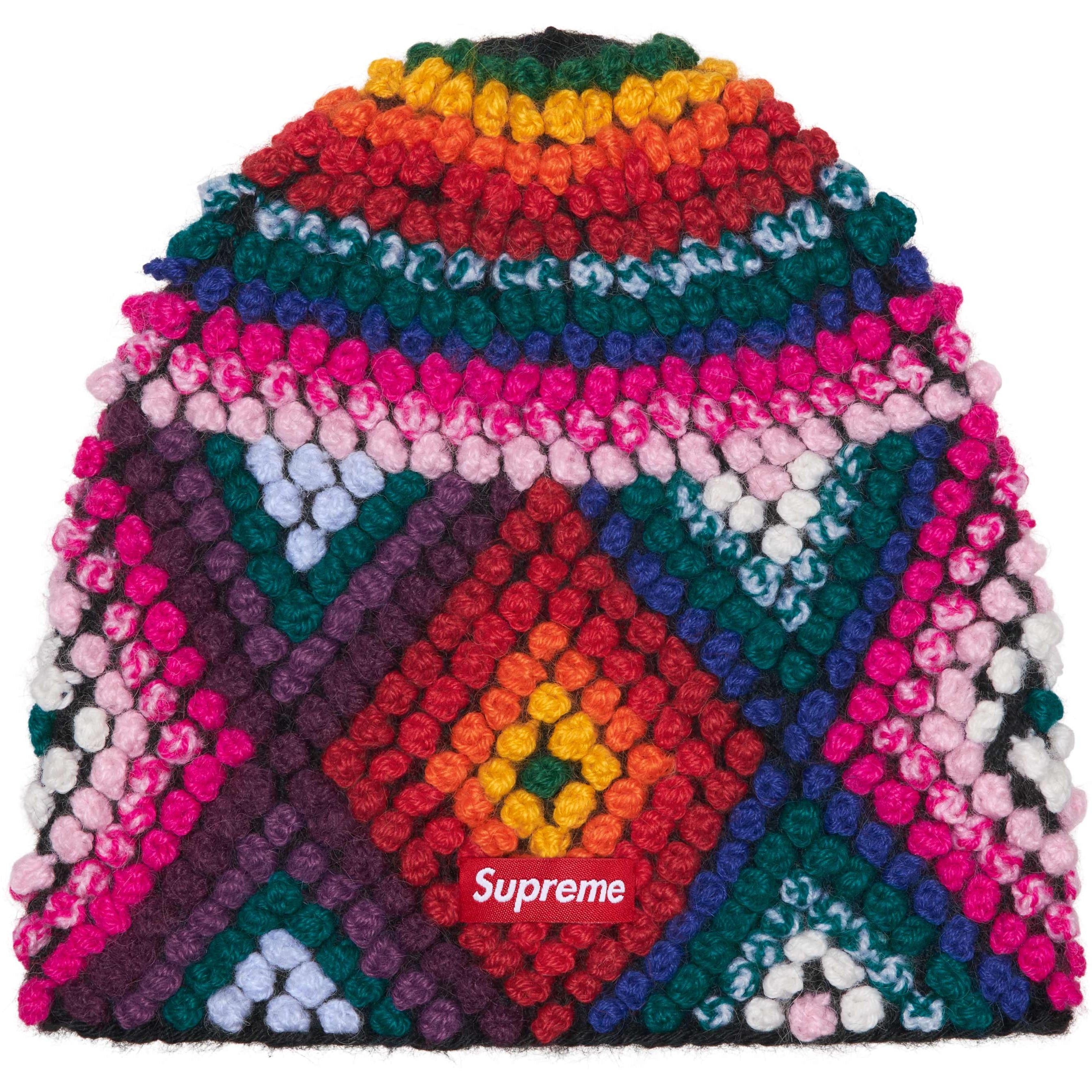 Supreme Textured Knit Beanie (FW25) - Multicolor - $78