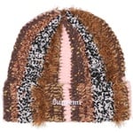 Supreme Tinsel Stripe Beanie (FW25) - Brown