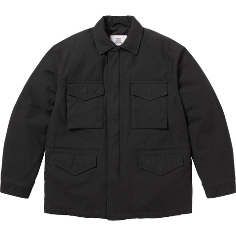 Supreme Cold Weather Bomber M ブラック Faux Shearling Lined Bomber Jacket - Supreme