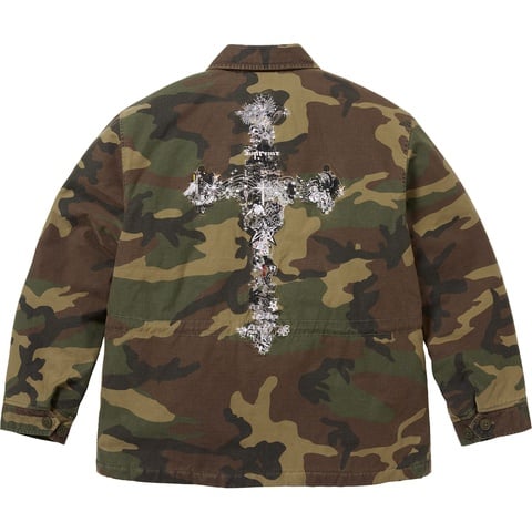 Supreme AOI Cross M52 Jacket - Woodland Camo