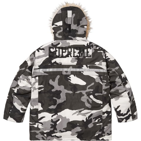 Supreme Cordura® Snorkel Coat - Snow Camo
