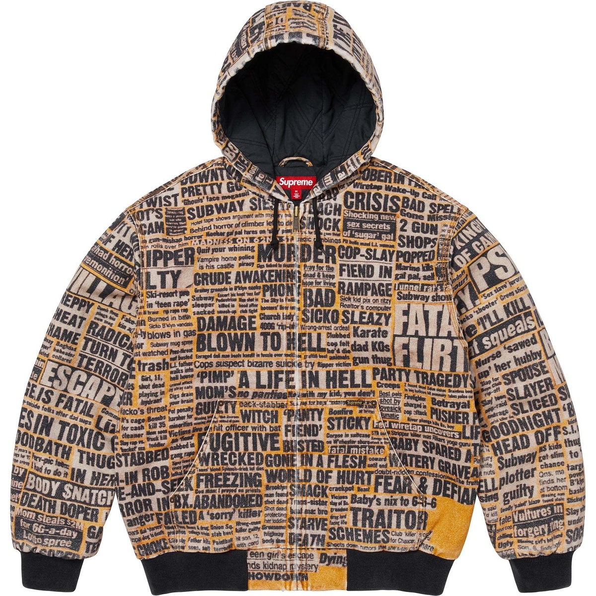 Supreme/Dash Snow Hooded Work Jacket - SupremeCommunity