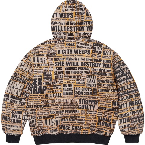 Supreme Supreme/Dash Snow Hooded Work Jacket - Multicolor