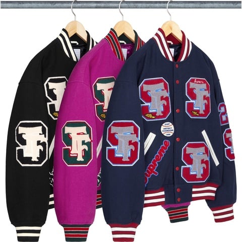 Drill Team Varsity Jacket - fall/winter 2025 - Supreme