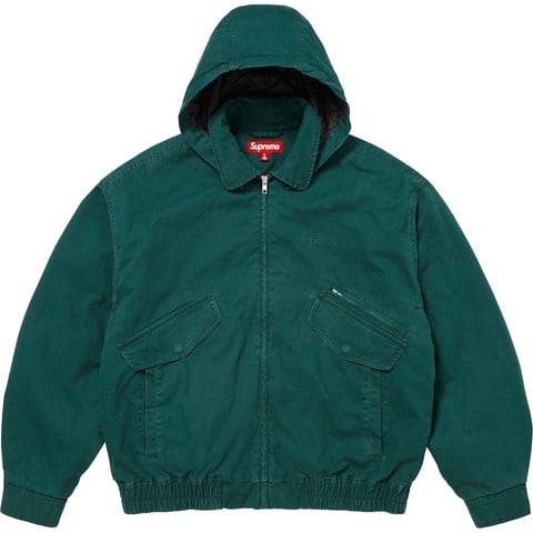 Supreme Hooded Utility Jacket - Dark Green